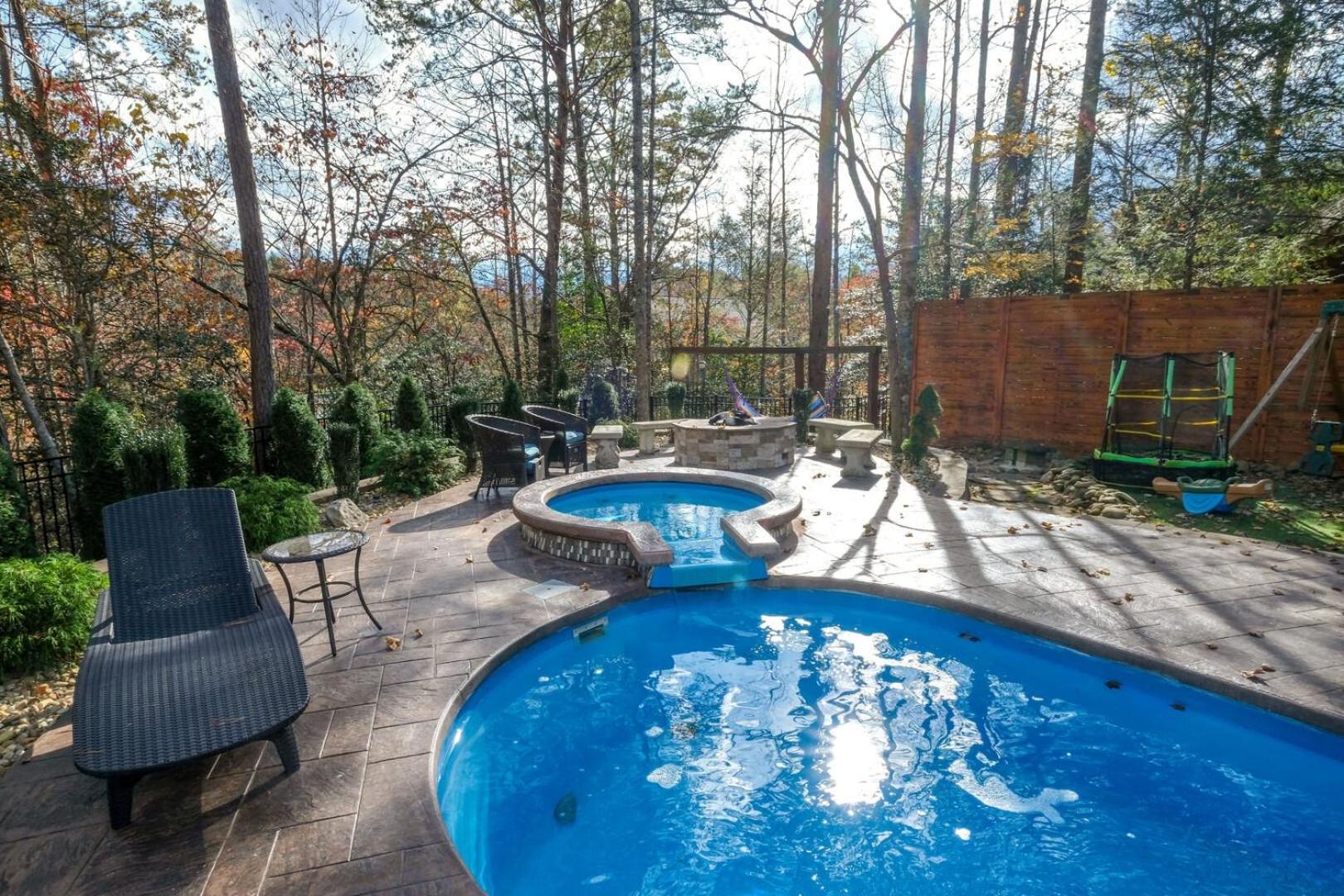 Villa Pitter Patter Swimming Pool Ht Near D'Town Gatlinburg Exterior foto